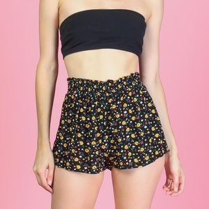 Urban Outfitters Floral Short and Halter Top Set